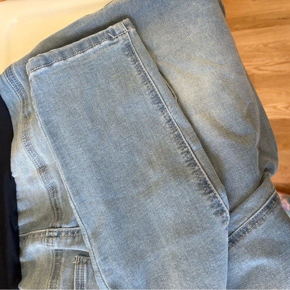 Maturnity Light Blue Straight Leg Jeans - Picture 4 of 6